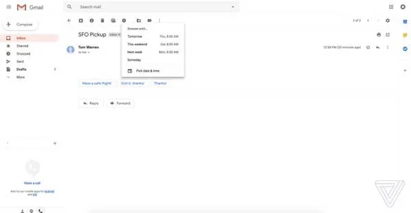 Primeras imágenes del nuevo diseño de Gmail