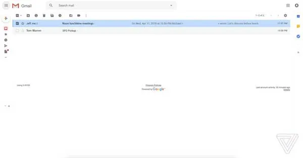 Primeras imágenes del nuevo diseño de Gmail