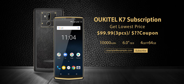 promocion oukitel k7, portada