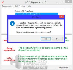 Hdd regenerator no usb flash drives found что делать