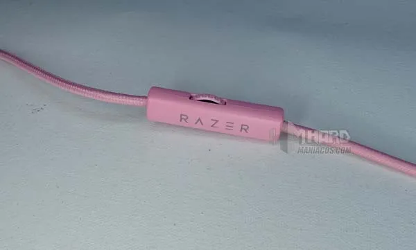 botonera auriculares Razer Kraken Quartz Edition