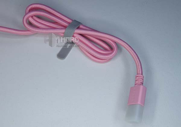 cable USB rosa Razer Base Station Chroma Quartz Edition