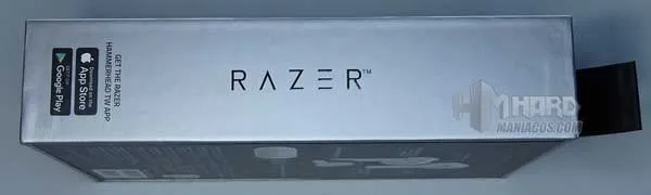 lateral caja Razer Hammerhead True Wireless Earbuds Mercury