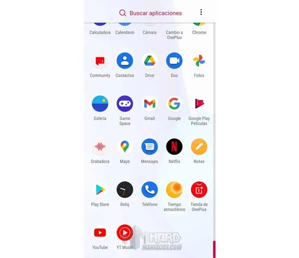 apps preinstaladas OnePlus 9