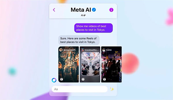 Reels personalizados en Meta AI