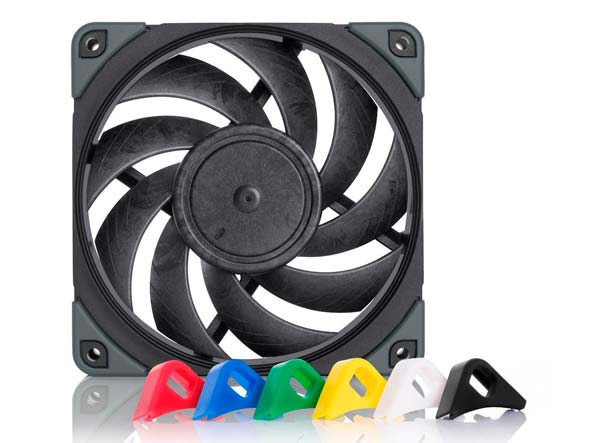 Ventilador Noctua NV-FS1 chromax black swap con almohadillas