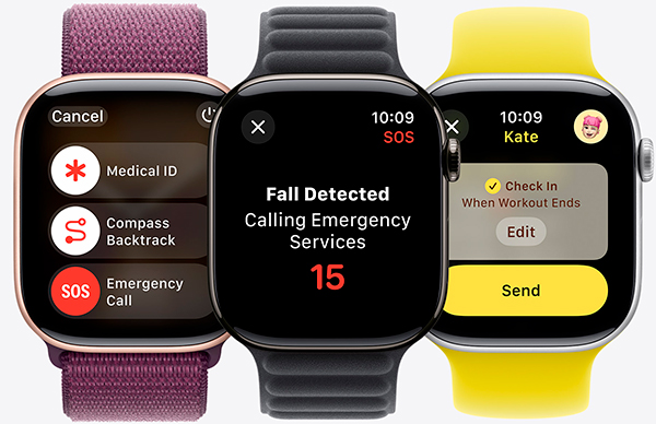 funciones seguridad Apple Watch 10