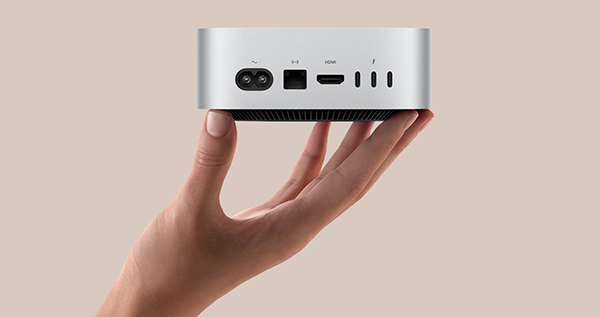 parte trasera Apple Mac Mini M4