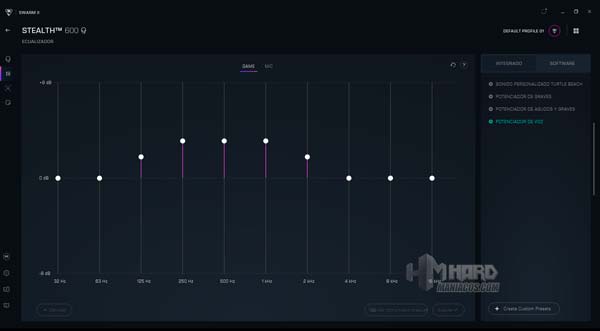ecualizador software auriculares Turtle Beach Stealth 600 Gen 3