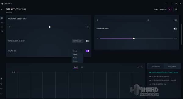 Wave 3D software auriculares Turtle Beach Stealth 600 Gen 3