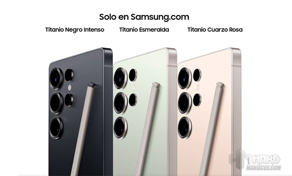 colores exclusivos Samsung Galaxy S25 Ultra